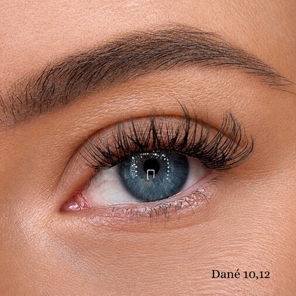 Dane cluster wimpers close-up 10mm en 12mm