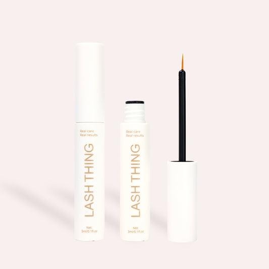 Lashthing wimperserum flesje 3ml met applicator - natuurlijk wimperserum voor wimpergroei