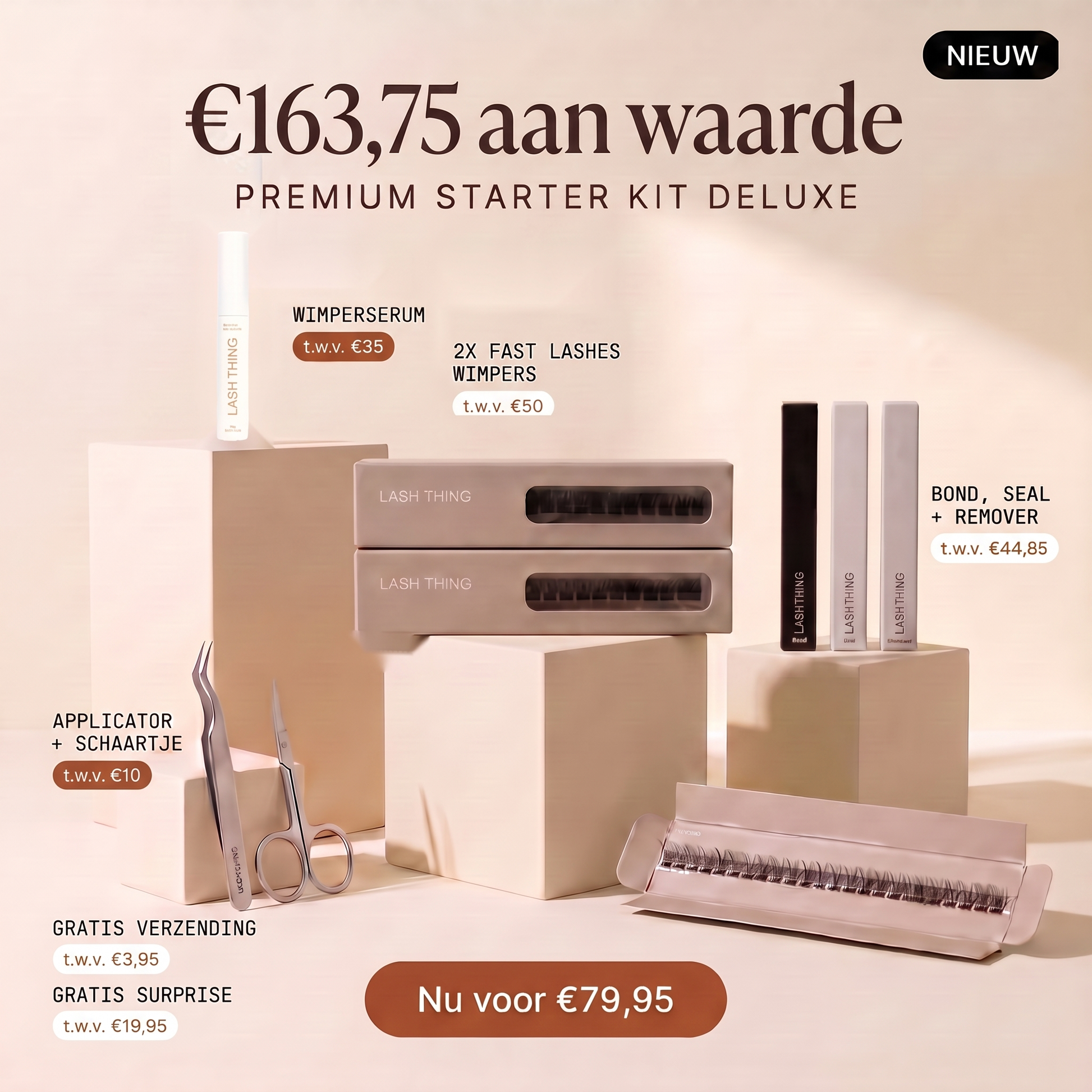 Premium Starter Kit Deluxe - waarde overzicht