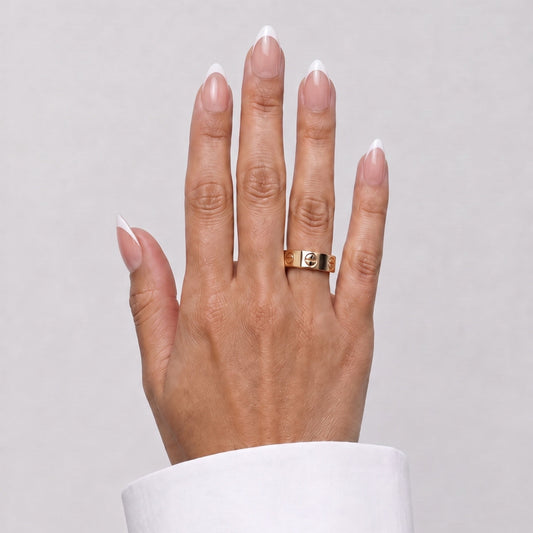 Lashthing press-on nagels Classy Almond Babe (Short Almond) - hoofdfoto